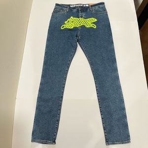 Icecream, Men’s Neon Lime, Jeans